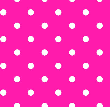 Fat Quarter End of Bolt - DEAL Dots and Stripes and More Brights Small Dot 28892 P Pink - QT Fabrics - Polka - Quilting Cotton Fabric