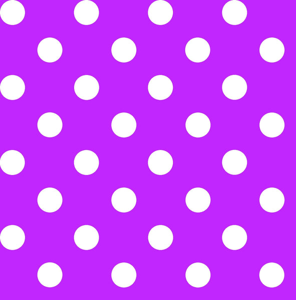 Dots and Stripes and More Brights Small Dot 28892 V Purple - QT Fabrics - Polka Dots Dotted - Quilting Cotton Fabric