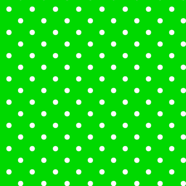 SALE Dots and Stripes and More Brights Mini Dot 28891 G Green - QT Fabrics - Polka Dots Dotted - Quilting Cotton Fabric