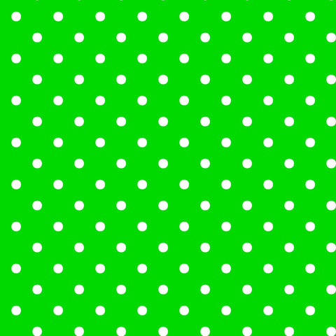 SALE Dots and Stripes and More Brights Mini Dot 28891 G Green - QT Fabrics - Polka Dots Dotted - Quilting Cotton Fabric