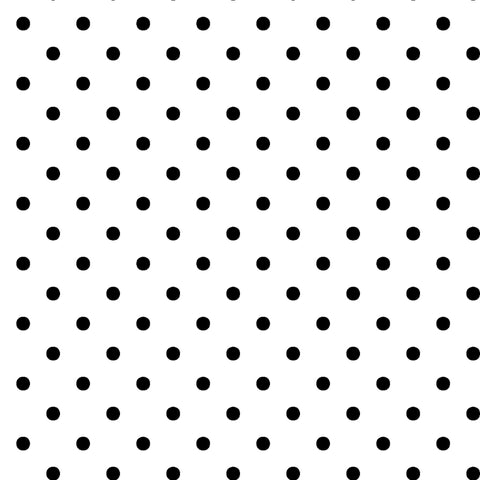 34" End of Bolt - Dots and Stripes and More Mini Dot 28891 ZJ Black on White - QT Fabrics - Polka Dots Dotted - Quilting Cotton Fabric