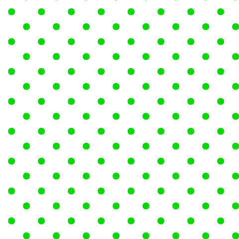 CLEARANCE Dots and Stripes and More Brights Mini Dot 28891 ZG Green on White - QT Fabrics - Polka Dots Dotted - Quilting Cotton Fabric