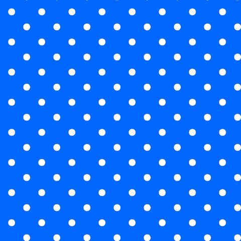 Dots and Stripes and More Brights Mini Dot 28891 B Blue - QT Fabrics - Polka Dots Dotted - Quilting Cotton Fabric