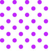 CLEARANCE Dots and Stripes and More Brights Medium Dot 28893 V Purple on White - QT Fabrics - Polka Dots Dotted - Quilting Cotton Fabric