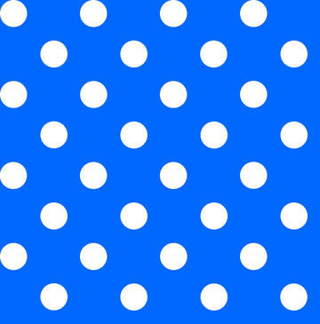 SALE Dots and Stripes and More Brights Medium Dot 28893 B Blue - QT Fabrics - Polka Dots Dotted - Quilting Cotton Fabric
