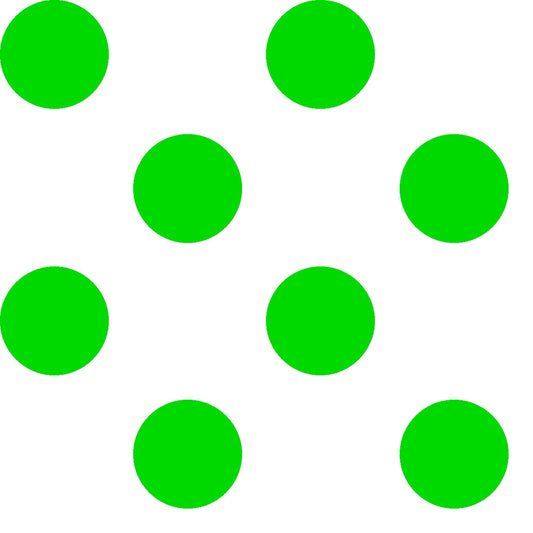 CLEARANCE Dots and Stripes and More Brights Large Dot 28894 ZB Green on White - QT Fabrics - Polka Dots Dotted - Quilting Cotton Fabric