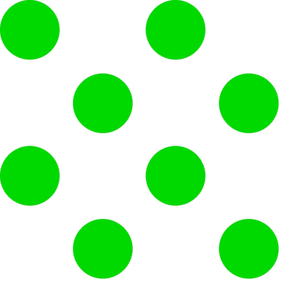 CLEARANCE Dots and Stripes and More Brights Large Dot 28894 ZB Green on White - QT Fabrics - Polka Dots Dotted - Quilting Cotton Fabric