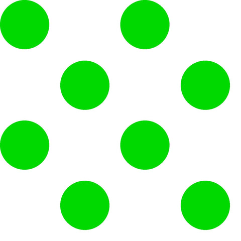 CLEARANCE Dots and Stripes and More Brights Large Dot 28894 ZB Green on White - QT Fabrics - Polka Dots Dotted - Quilting Cotton Fabric