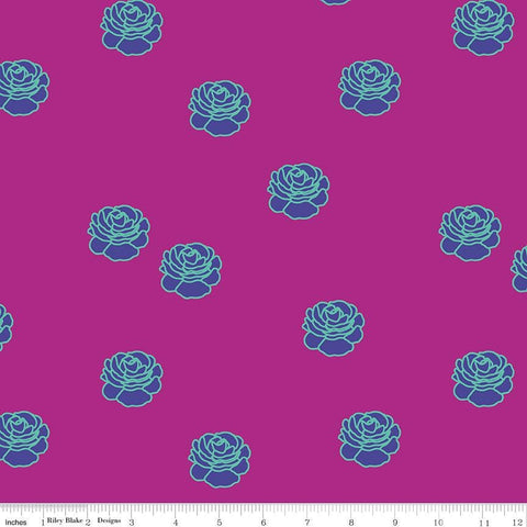 Image of the Botanic Blast Small Roses Hot Pink quilting cotton fabric by Sew Yeah Quilting for Riley Blake Designs. Features scattered roses on a hot pink background.
Cute Little Fabric Shop