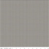 Image of the Stitchers Flannel Houndstooth Charcoal flannel fabric by Vicki McCarty for Riley Blake Designs. Features small houndstooth patterns on a white background.
Cute Little Fabric Shop