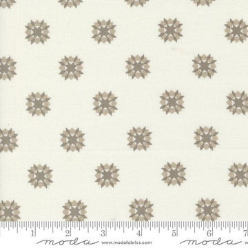 Image of the Rosemary Cottage Blenders Cream Cedar quilting cotton fabric by Moda Fabrics. Features small circular flowers scattered on a cream background.
Cute Little Fabric Shop