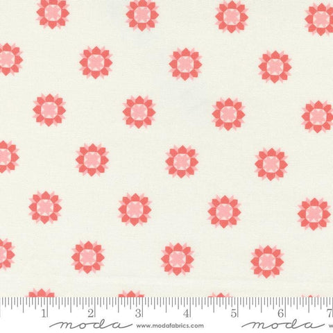 Image of the Rosemary Cottage Blenders Cream Strawberry quilting cotton fabric by Moda Fabrics. Features small circular flowers scattered on a cream background.
Cute Little Fabric Shop