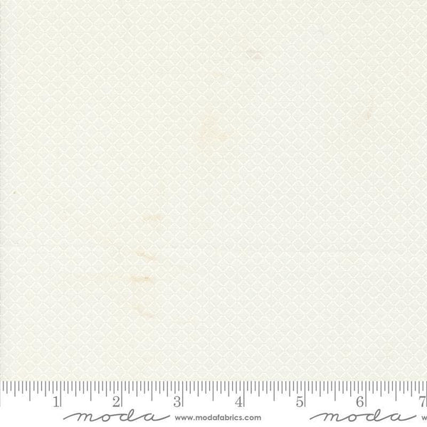 Image of the Rosemary Cottage Check Cream White quilting cotton fabric by Moda Fabrics. Features diagonal plaid stripes on a cream background.
Cute Little Fabric Shop