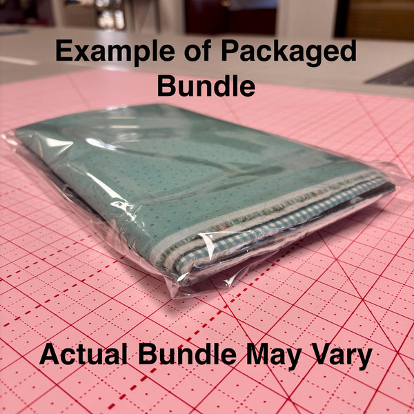 3 Yard Green Themed Fat Quarter MYSTERY BUNDLE With Green Cotton Fabrics by Riley Blake - Quilting Cotton Fabric - 12 Fat Quarters