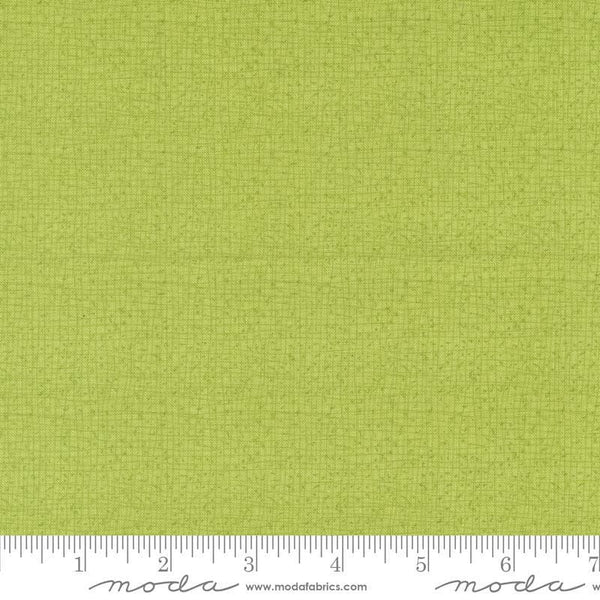 Serena Shores Thatched Lime quilting cotton fabric by Gingiber for Moda Fabrics. Features a textured and lined pattern on a light green background. 
Cute Little Fabric Shop