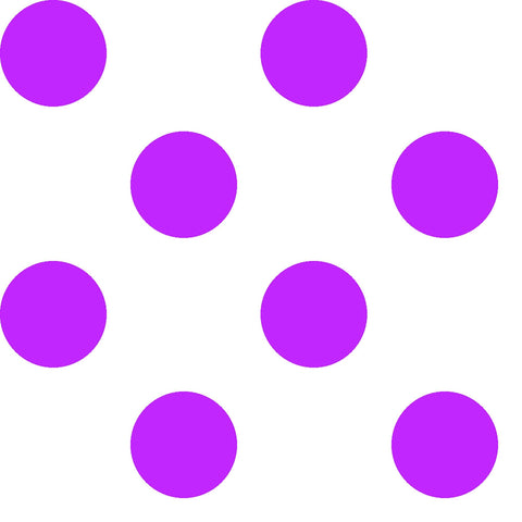 CLEARANCE Dots and Stripes and More Brights Large Dot 28894 ZV Purple on White - QT Fabrics - Polka Dots Dotted - Quilting Cotton Fabric