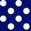 Fat Quarter End of Bolt - CLEARANCE Dots and Stripes and More Large Dot 28894 N Navy - QT Fabrics - Polka Dots - Quilting Cotton Fabric