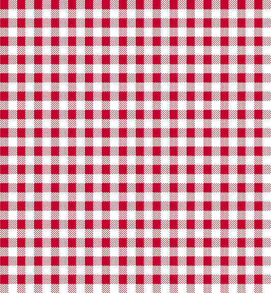 SALE Dots and Stripes and More PRINTED Mini Gingham 28895 R Red White - QT Fabrics - Check Checks Checkered - Quilting Cotton Fabric