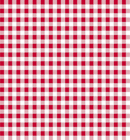 Dots and Stripes and More PRINTED Mini Gingham 28895 R Red White - QT Fabrics - Check Checks Checkered - Quilting Cotton Fabric