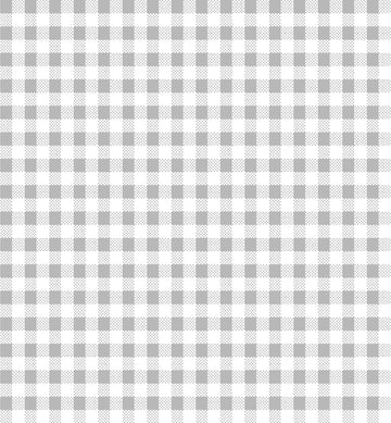 13" End of Bolt - SALE Dots and Stripes and More PRINTED Mini Gingham 28895 K Gray White - QT Fabrics - Checks - Quilting Cotton Fabric