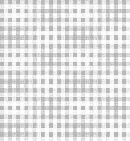 Dots and Stripes and More PRINTED Mini Gingham 28895 K Gray White - QT Fabrics - Check Checks Checkered - Quilting Cotton Fabric