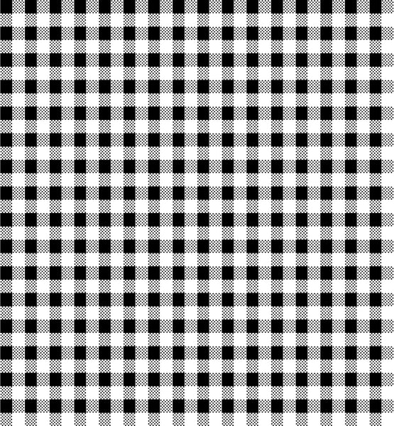 Dots and Stripes and More PRINTED Mini Gingham 28895 J Black White - QT Fabrics - Check Checks Checkered - Quilting Cotton Fabric