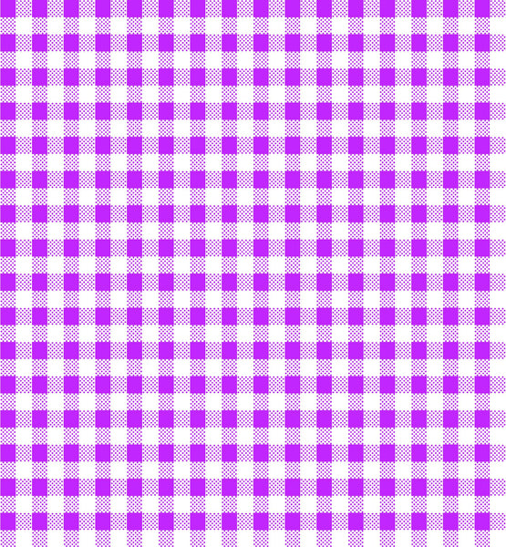 Dots and Stripes and More Brights PRINTED Mini Gingham 28895 V Purple White - QT Fabrics - Checks Checkered - Quilting Cotton Fabric