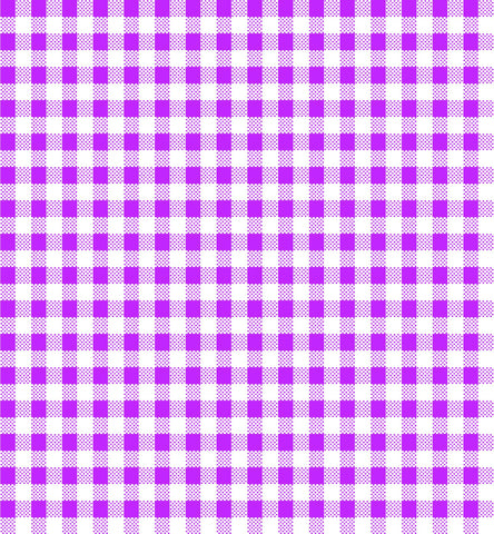 Dots and Stripes and More Brights PRINTED Mini Gingham 28895 V Purple White - QT Fabrics - Checks Checkered - Quilting Cotton Fabric