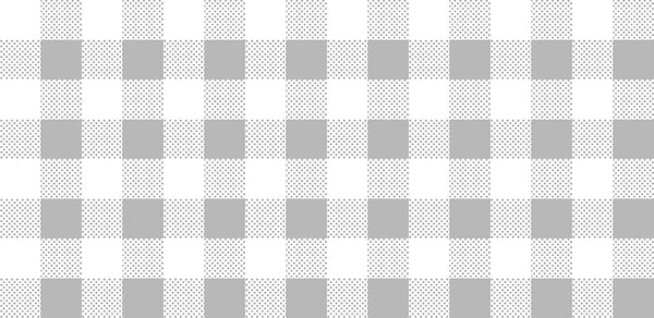 Dots and Stripes and More PRINTED Medium Gingham 28896 K Gray White - QT Fabrics - Check Checks Checkered - Quilting Cotton Fabric