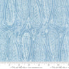 Serena Shores Paisley Breeze quilting cotton fabric by Robin Pickens for Moda Fabrics. Features illustrated paisley seashells on a light blue background. 
Cute Little Fabric Shop