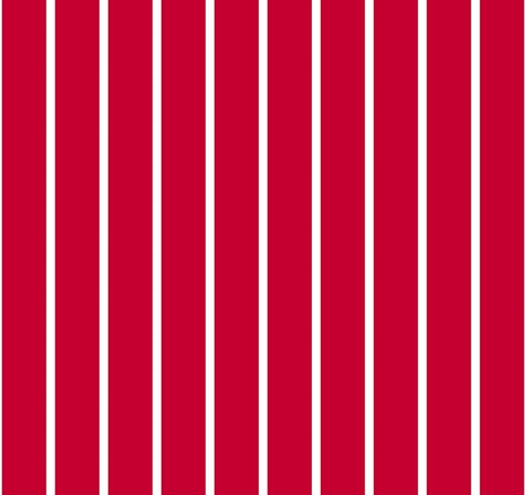 Dots and Stripes and More Spaced Stripe 28897 R Red White - QT Fabrics - Stripes Striped - Quilting Cotton Fabric