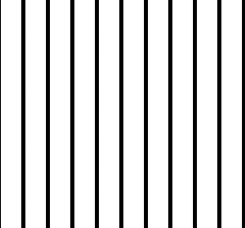 15" End of Bolt SALE Dots and Stripes and More Spaced Stripe 28897 ZJ Black White - QT Fabrics - Stripes Striped - Quilting Cotton Fabric