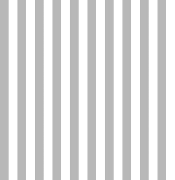 Dots and Stripes and More Small Stripe 28898 K Gray White - QT Fabrics - Stripes Striped - Quilting Cotton Fabric