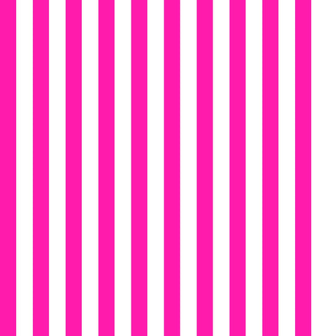 Dots and Stripes and More Brights Small Stripe 28898 P Pink White - QT Fabrics - Stripes Striped - Quilting Cotton Fabric