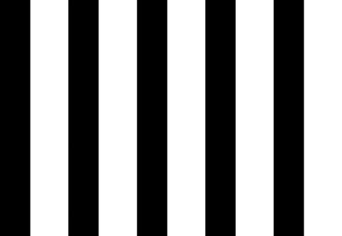 CLEARANCE Dots and Stripes and More Medium Stripe 28899 J Black White - QT Fabrics - Stripes Striped - Quilting Cotton Fabric