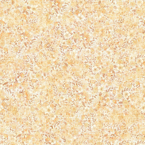 SALE MINKY Queen Bee Textured Floral 60" Wide 30491 Peach - QT Fabrics - Flowers Floral - 100% Polyester