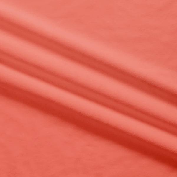 SALE Silky MINKY Solid 60" Wide Width 7580 Salmon - QT Fabrics - Low Stretch Low Fluff - 100% Polyester