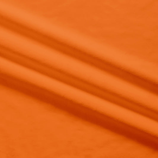 DEAL Silky MINKY Solid 60" Wide Width 7580 Orange - QT Fabrics - Low Stretch Low Fluff - 100% Polyester