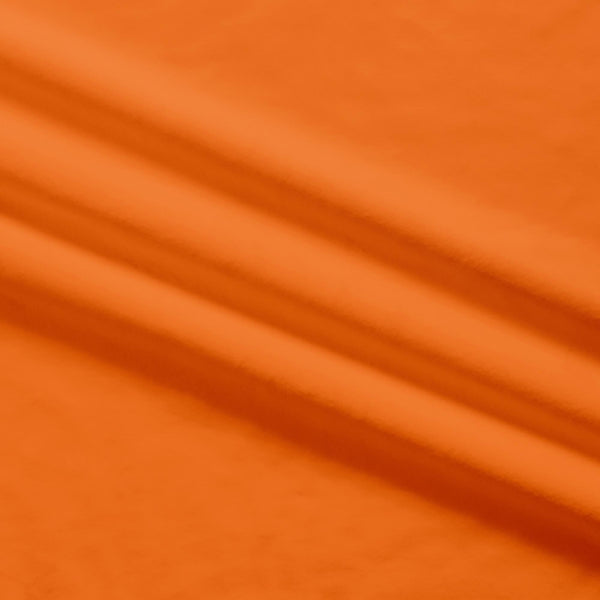 SALE Silky MINKY Solid 60" Wide Width 7580 Orange - QT Fabrics - Low Stretch Low Fluff - 100% Polyester