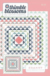 Image of the Granny quilt pattern by Thimble Blossoms for Moda Fabrics. Features concentric squares with triangles on a square quilt. 
Cute Little Fabric Shop