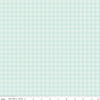 Image of the You & Me Plaid Aqua quilting cotton fabric by Sandy Gervais for Riley Blake Designs. Features printed gingham on a light aqua background.
Cute Little Fabric Shop