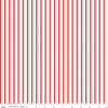 Image of the Take Heart Stripe Red quilting cotton fabric by J. Wecker Frisch for Riley Blake Designs. Features red stripes on a white backgound.
Cute Little Fabric Shop