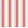 Image of the Take Heart Stripe Red quilting cotton fabric by J. Wecker Frisch for Riley Blake Designs. Features red stripes on a white backgound.
Cute Little Fabric Shop