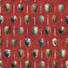 SALE Wizards and Warriors Swords and Shields 30241 Rust T - QT Fabrics  - Quilting Cotton Fabric