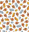 CLEARANCE Hanukkah Festival -Dreidels Toss 30274 White Z- - QT Fabrics - Quilting Cotton Fabric
