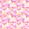 SALE MINKY Lil' Wizards Clouds 60" Wide 30553 Pink - QT Fabrics - Watercolor Clouds Sky - 100% Polyester