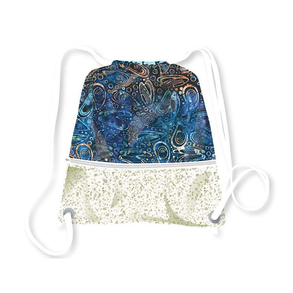 Burkett Bag PATTERN P210 by Sallie Tomato - Riley Blake Designs - INSTRUCTIONS Only - Drawstring Bag