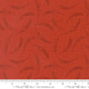 Image of the Farmstead Wheat Copper quilting cotton fabric by Stacy Iest Hsu for Moda Fabrics. Features small pieces of wheat on a red background. 
Cute Little Fabric Shop