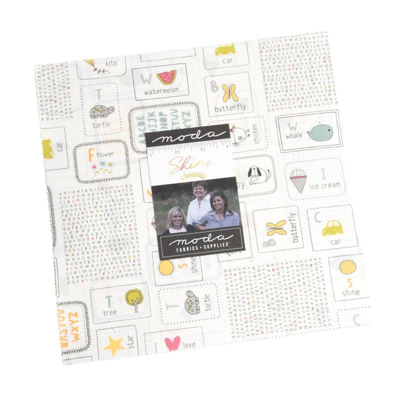 Shine 10" Stacker Layer Cake by Sweetwater for Moda Fabrics. Features a brightly colored layer cake.
Cute Little Fabric Shop