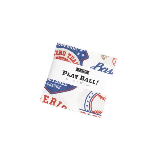 Image of the Play Ball mini charm pack by Camille Roskelley for Moda Fabrics. Features a mini charm pack precut with baseball fabrics.
Cute Little Fabric Shop